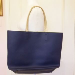 NWOT Blue & Lime tote bag